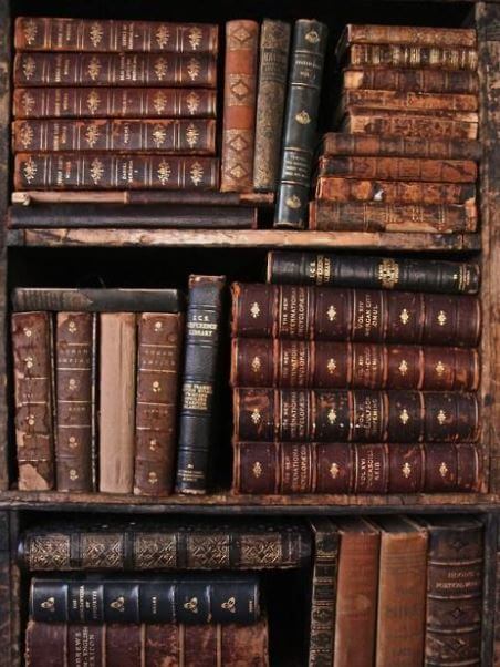 Bibliothèque de livres anciens